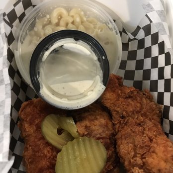 Jay Bird's Chicken - Chicken tenders with a side of Mac n cheese $12.50 - Chicken Shop Near Me - Long Beach, California Jay Bird's Chicken - Chicken tenders with a side of Mac n cheese $12.50 - Chicken Shop Near Me - Long Beach, California