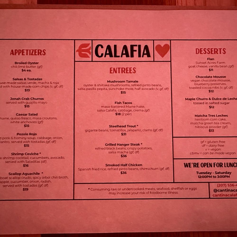 Cantina Calafia - Mexican Near Me - Portland, Maine