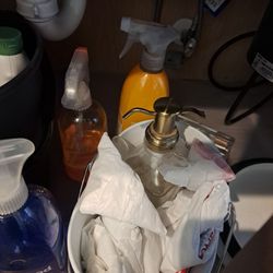 Eco Modern Concierge - Does this look like an organizing system to you? Yeah, I would not pay anyone to fold plastic bags into perfect triangles either...