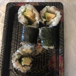 OEC Japanese Express - Unraveled horrible avocado rolls