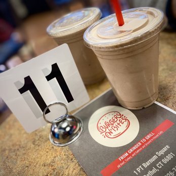 Burgers N’ Bites - Delicious, black and white shake - Burgers Near Me - Bethel, Connecticut