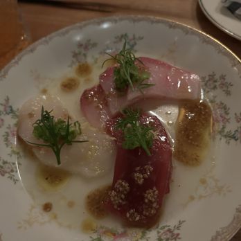Kawa Ni - Three piece - favorite dish of the evening. Citrusy and good quality. - Izakaya Near Me - Denver, Colorado Kawa Ni - Three piece - favorite dish of the evening. Citrusy and good quality. - Izakaya Near Me - Denver, Colorado
