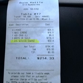 Bone Kettle - Forced fees on a table of 3 - Breakfast & Brunch Near Me - Pasadena, California Bone Kettle - Forced fees on a table of 3 - Breakfast & Brunch Near Me - Pasadena, California