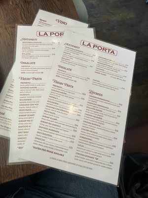 Menu photo 3 La Porta Northport, NY
