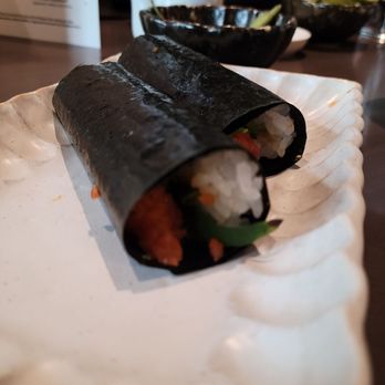 Aiko - Spicy tuna handroll... I think. - Japanese Near Me - Houston, Texas Aiko - Spicy tuna handroll... I think. - Japanese Near Me - Houston, Texas