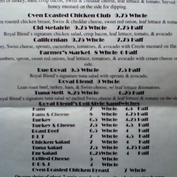 The Royal Blend - Food menu - Coffee & Tea Near Me - Metairie, Louisiana
