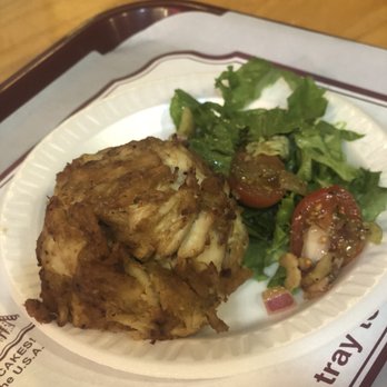 Faidley's Seafood - Famous lump crab cake - Seafood Markets Near Me - Baltimore, Maryland