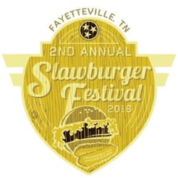 Slawburger Festival - SBF16 Logo! Come see us April 16, 2016 in Downtown Fayetteville Tennessee