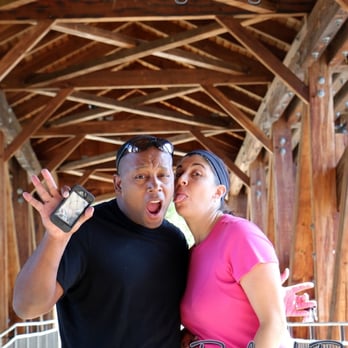 Old Salem Heritage Bridge - One of the many fun and silly family photo's we took while visiting historic Old Salem. - Landmarks & Historical Buildings Near Me - Winston-Salem, North Carolina Old Salem Heritage Bridge - One of the many fun and silly family photo's we took while visiting historic Old Salem. - Landmarks & Historical Buildings Near Me - Winston-Salem, North Carolina