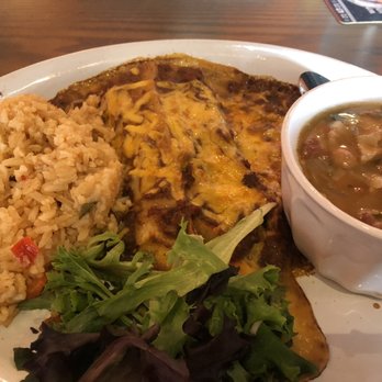 Fusion at Ridgefields - Cheese enchiladas with pinto beans and rice - Tex-Mex Near Me - Kingsport, Tennessee Fusion at Ridgefields - Cheese enchiladas with pinto beans and rice - Tex-Mex Near Me - Kingsport, Tennessee
