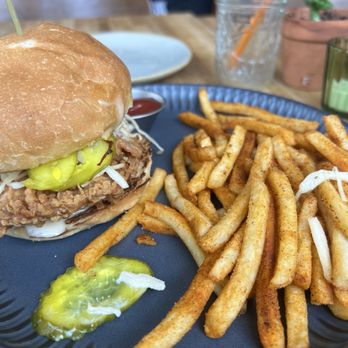 Greer Southern Table - Thigh High Chicken Sandwich - Southern Near Me - Norwalk, Connecticut