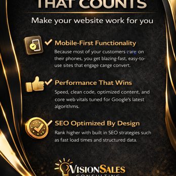VisionSales Consulting - visionsalesconsulting.com website & APP development - Web Design Near Me
