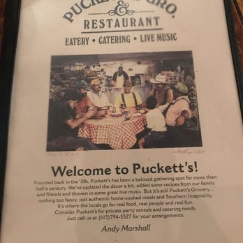 Puckett's Restaurant - Barbeque Near Me - Franklin, Tennessee Puckett's Restaurant - Barbeque Near Me - Franklin, Tennessee