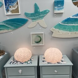Sunshine & Sweet Pea’s Coastal Decor - Love these lamps!!