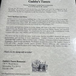 Gadsby's Tavern Museum - Great history