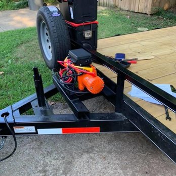 Delta Metalworks - Built this mount for a winch on a car hauler - Metal Fabricators Near Me