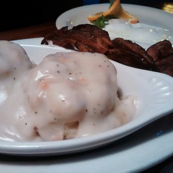 Wanker's Corner - Biscuits and gravy with a side of bacon and eggs. - American Near Me - Wilsonville, Oregon Wanker's Corner - Biscuits and gravy with a side of bacon and eggs. - American Near Me - Wilsonville, Oregon