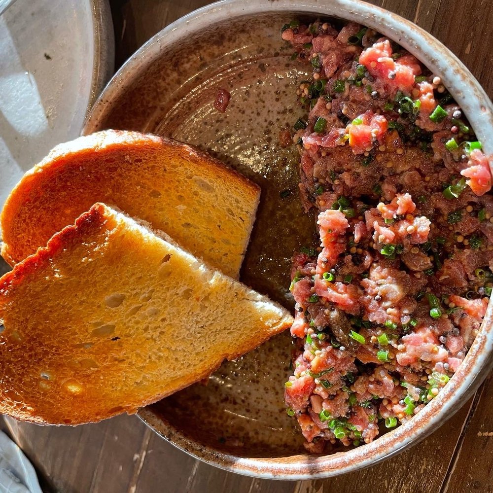 Roots - Wagyu Beef Tartare - Wine Bars Near Me - Houston, Texas Roots - Wagyu Beef Tartare - Wine Bars Near Me - Houston, Texas