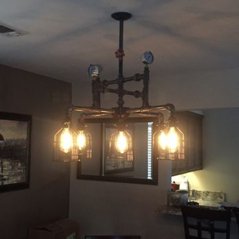 Yankee Doodle Handyman - Installation of a custom light fixture - Handyman Near Me - Dallas, Texas Yankee Doodle Handyman - Installation of a custom light fixture - Handyman Near Me - Dallas, Texas