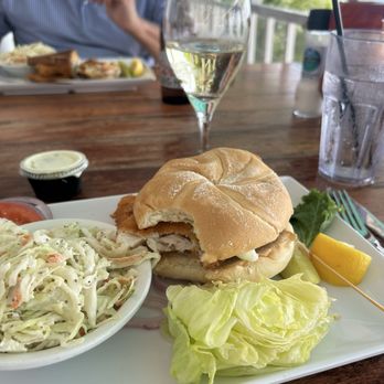 Lazy Days Restaurant - Grouper sandwich - Seafood Near Me - Islamorada, Florida Lazy Days Restaurant - Grouper sandwich - Seafood Near Me - Islamorada, Florida