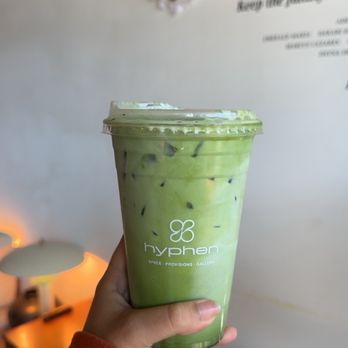 Hyphen Space - pandan matcha latte - Makerspaces Near Me - Dallas, Texas