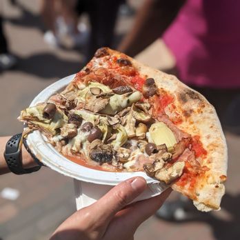 Vespucci Pizza - Fabio slice - ham, cheese, artichoke, olive, mushroom $9 - Pizza Near Me - Seattle, Washington Vespucci Pizza - Fabio slice - ham, cheese, artichoke, olive, mushroom $9 - Pizza Near Me - Seattle, Washington