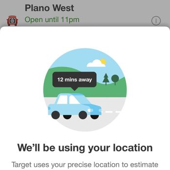Target - I told Target I was on my way and now they're tracking me! - Department Stores Near Me - Plano, Texas
