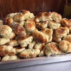 Stop by and try our juicy garlic knots ! Only 25 cents EACH.