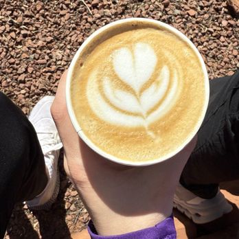 FreeForm Coffee Roasters - Cecil maple latte off the seasonal menu - Coffee Roasteries Near Me - Sedona, Arizona