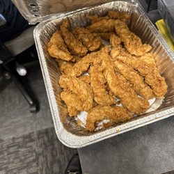 Raising Cane's Chicken Fingers - Tenders with no sauce.