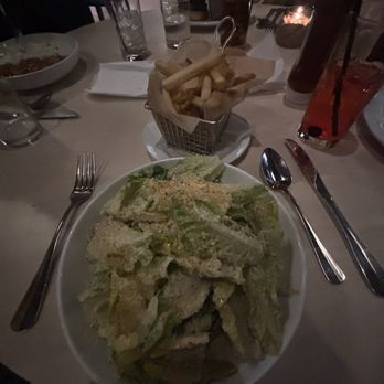 Delacroix - Caesar salad, fries, and Shirley temple - Seafood Near Me - New Orleans, Louisiana