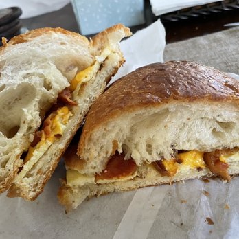 Class One Donuts - Croissant sandwich - bacon, egg, cheese - Donuts Near Me - Glendora, California Class One Donuts - Croissant sandwich - bacon, egg, cheese - Donuts Near Me - Glendora, California
