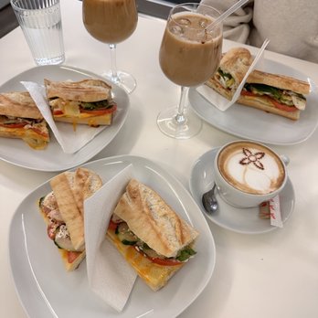 Baretto Caffe - Paninis: chicken and caprese  Drinks: vanilla latte, and iced lattes! - Cafes Near Me - Toronto, Ontario
