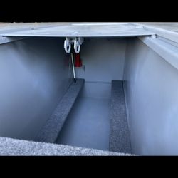 Tennessee Storm Shelters - Looking inside the shelter.