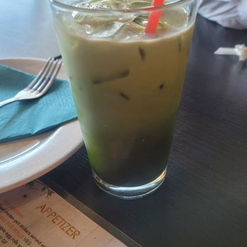 Pearl Thai Cuisine - Matcha green thai iced tea - Thai Near Me - Benicia, California Pearl Thai Cuisine - Matcha green thai iced tea - Thai Near Me - Benicia, California