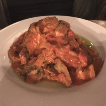 Uva - Pollo Alla Partenopea (breast of chicken filled with caciocavallo cheese with plum tomato sauce and artichokes) - Italian Near Me - New York, New York Uva - Pollo Alla Partenopea (breast of chicken filled with caciocavallo cheese with plum tomato sauce and artichokes) - Italian Near Me - New York, New York