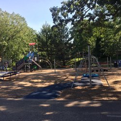 Fuller Park - Checking out a new park this morning- great new equipment and mostly shaded with trees.