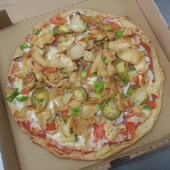 Jack Loves Pizza - Paleo crust, all veggies, chicken: AMAZING and filling without feeling stuffed - Pizza Near Me - Tujunga, California Jack Loves Pizza - Paleo crust, all veggies, chicken: AMAZING and filling without feeling stuffed - Pizza Near Me - Tujunga, California