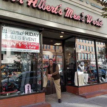 Mr Albert's Men's World - My dad, a loyal customer, profiling in front of Mr. Albert's - Shoe Stores Near Me - Cleveland, Ohio Mr Albert's Men's World - My dad, a loyal customer, profiling in front of Mr. Albert's - Shoe Stores Near Me - Cleveland, Ohio