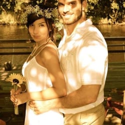 Ling Chow Salon - Special haircut he made for me for my vow renewal. He matched my personality and the dress that I wanted to wear