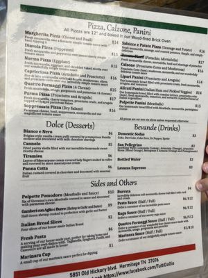 Menu photo 4 Tutti Da Gio Hermitage, TN