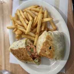 Salmon & Crispy Bacon Burrito