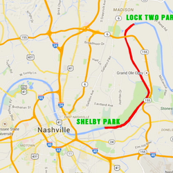 River Queen Voyages - Scenic Intermediate Route: 5-mile or 8-mile near Opryland to Shelby Park (approx 2-3 hours on water)