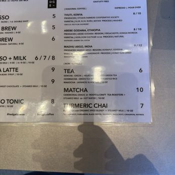 Hedge Coffee - menu - Coffee & Tea Near Me - San Francisco, California Hedge Coffee - menu - Coffee & Tea Near Me - San Francisco, California