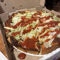 Pizza King - Deep dish taco salad pizza