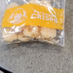 Wendy's - They don't use croutons they use these Parmesan crisps