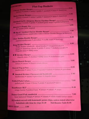Menu photo 7 Rooster's Roadhouse Decatur, TX Menu photo 7 Rooster's Roadhouse Decatur, TX