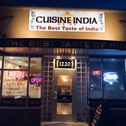 The outside of "Cuisine India" ! The outside of "Cuisine India" !
