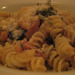 Fuselli with smoked salmon
