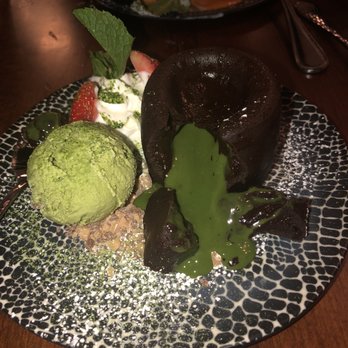 U :Dessert Story - Chocolate Organic Matcha Lava Cake - Desserts Near Me - Berkeley, California